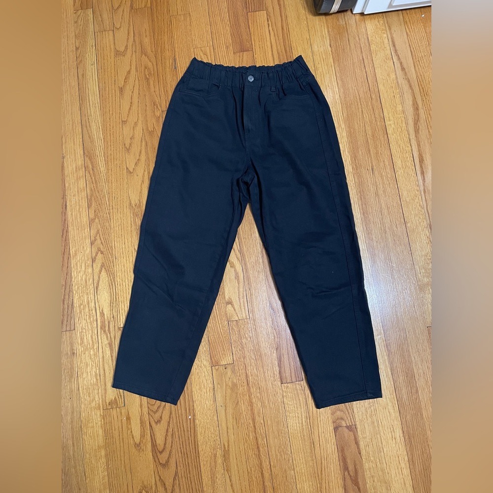 H&M Jet Black Boyfriend Jeans - Picture 1 of 4